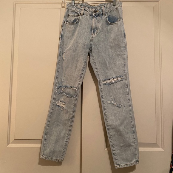 NWT LF Carmar Distressed Mid-Rise Jeans Size 24 - Picture 3 of 8